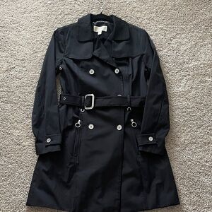 MICHAEL Michael Kors Black Trench Coat
